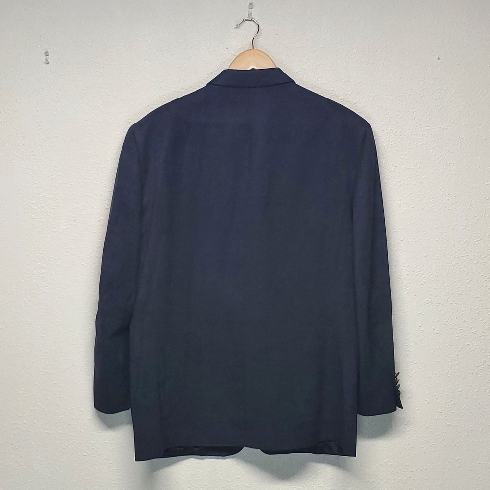 Gian Franco Ruffini Black Faux Suede Blazer Jacket Size see measurements - Picture 3 of 6